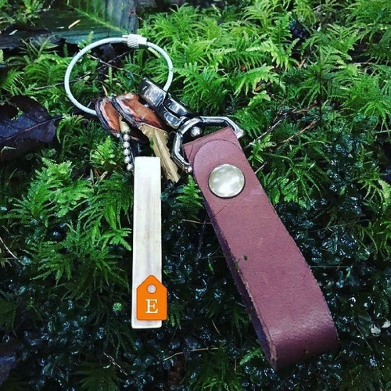 Leather Loop Keychain
