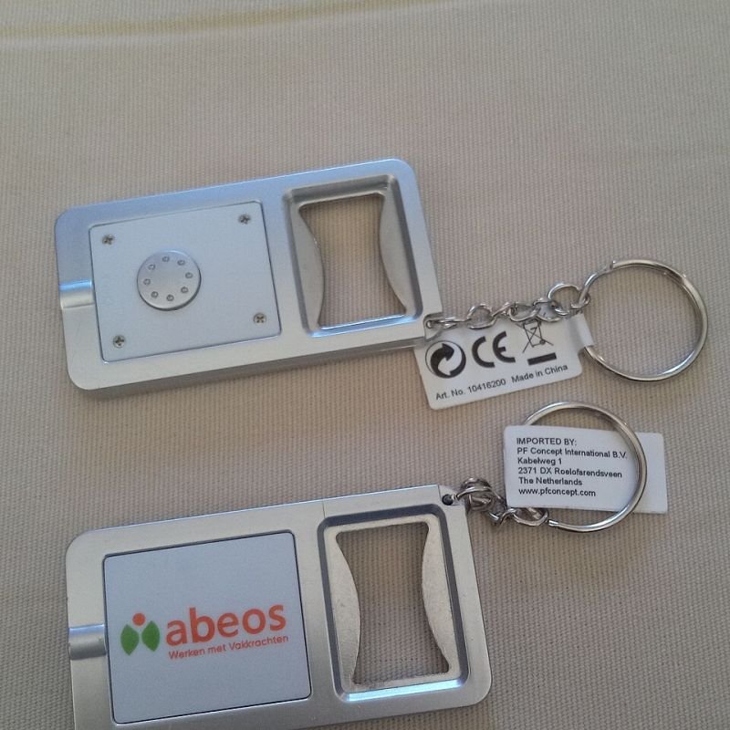 Metal Bottle Opener Keychain