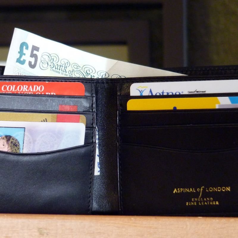 RFID Leather Card Wallet